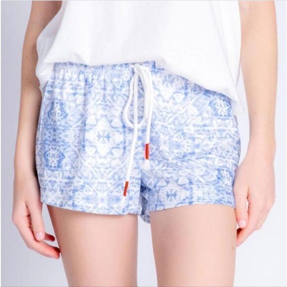 NWT PJ Salvage blue shorts S - Picture 1 of 8